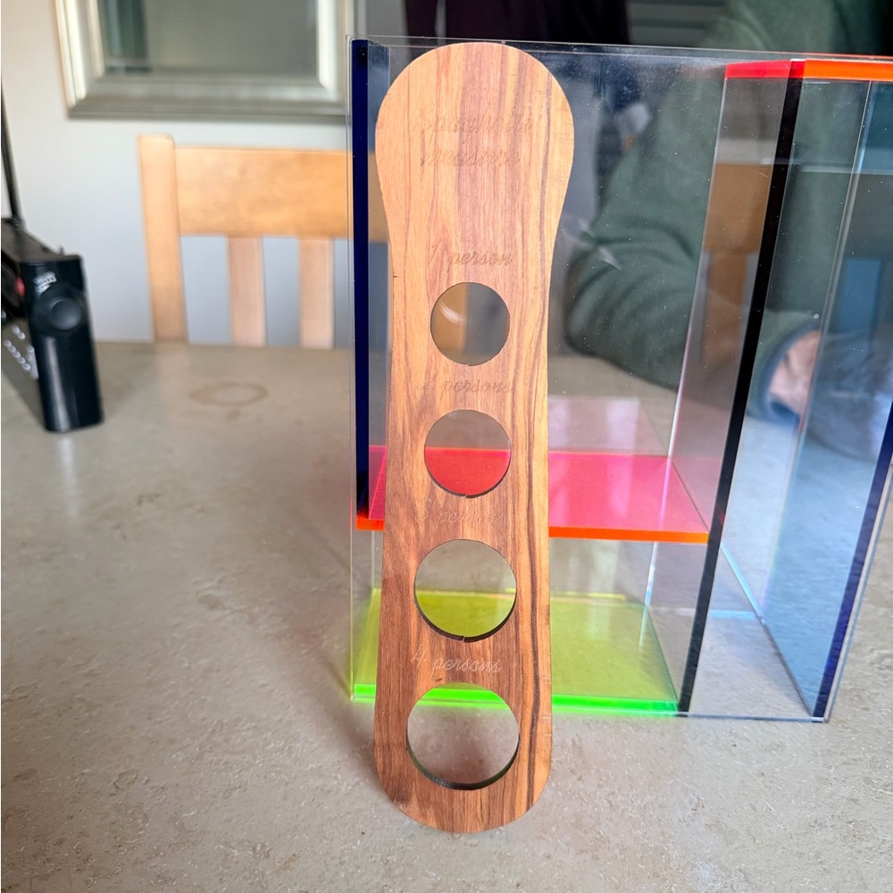 Artisan Wooden Pasta Measurer